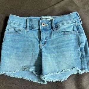 Abercrombie Kids Light Blue Jean Shorts